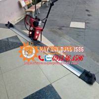 Máy đầm thước chạy xăng cán nền bê tông siêu phẳng