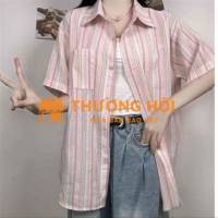Áo sơ mi kẻ MIHO- Freesize