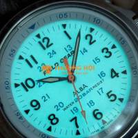 Đồng hồ Alba field gear quân đội có đèn cực sáng