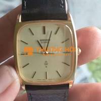 Đồng hồ Seiko dây da vàng nam