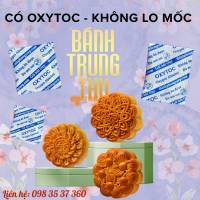 Gói hút oxy - Oxytoc 30cc bảo quản bánh trung thu an toàn