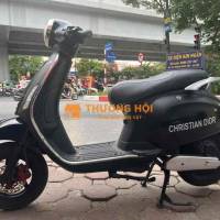Xe điện Vespa nioshima màu đen sần giá rẻ