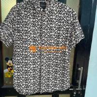 Áo sơ mi Denim and Flower hoạ tiết hoa nhí sz L
