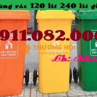 Giảm giá thùng rác nhựa- giá rẻ thùng rác 120l 240l, thùng rác y tế- lh 0911082000