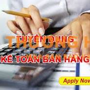 Tuyển Kế Toán Bán Hàng, chế độ lương thưởng cao, hấp dẫn