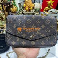Túi Cầm Tay Phối Dây Đeo Sang Trọng