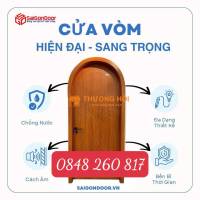 CỬA NHỰA VÒM GIẢ GỖ