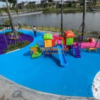 Lắp đặt sàn cao su epdm an toàn cho sân chơi trẻ em