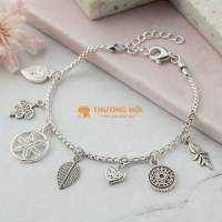 Vòng tay charm bạc