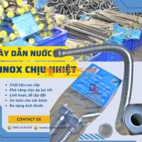 Dây dẫn nước nóng lạnh/ Ống cấp nước mềm cho máy nóng lạnh/ Ống cấp nước mềm inox