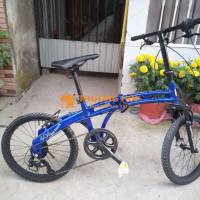 Xe Đạp Sườn Nhôm Gấp Gọn Bỏ Cốp Ô Tô Bãi Nhật