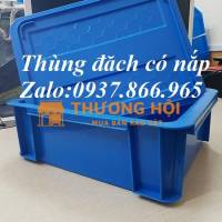 Thùng b7 chất lượng tốt, thùng nhựa đặc nguyên sinh, thùng công nghiệp