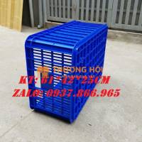 Bán buôn sóng nhựa hở, bán sọt nhựa nguyên sinh , sọt đựng rau củ trong khu siêu thị