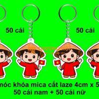 Móc khóa chibi thanh niên Việt Nam