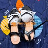 Giày cao gót Zara da đen trắng size 37