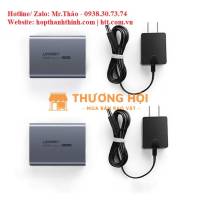 Ugreen 90811EU – Bộ kéo dài HDMI 50m qua cáp mạng Cat6 – Hình ảnh sắc nét, truyền dẫn ổn định