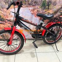 Xe trẻ em CONQUER 16 inch đỏ đen