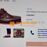 Timberland bán 7 trăm ngàn, và 1 đôi đen 400k