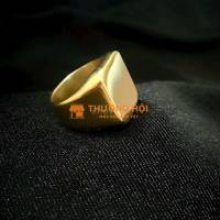 Nhẫn inox mạ vàng cho nam