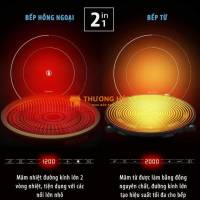 BẾP ĐÔI ĐIỆN TỪ HỒNG NGOẠI SATO SIH-IN712 N1.4 - SATO
