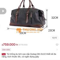 Thanh lý túi trống du lịch