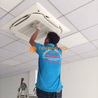 Thi công lắp đặt máy lạnh âm trần cho nhà hàng trọn gói - ưu đãi giá tốt
