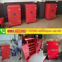 Tủ đồ nghề 2 cánh 5 ngăn NPRO màu đỏ chuyên dùng để vật tư, thiết bị làm xe máy / ô tô