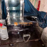 Xe đẩy hàng inox nhà hàng