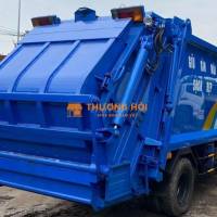 Bán xe cuốn ép rác 6 - 7 khối Hino - thùng inox