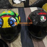 em pass rẻ Mũ bảo hiểm AGV Fullface 2 cái 400 ạ