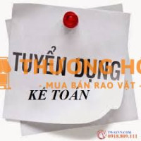 Tuyển Gấp 1 bạn Nhân Viên Kế Toán
