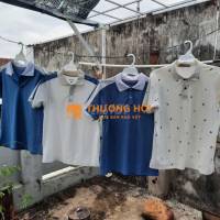 4 Áo polo vải cotton và polyester 55-60kg
