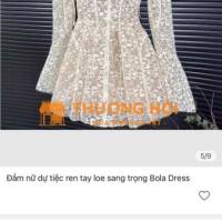 đầm ren size XL dễ thương, mặc đi đám được nè