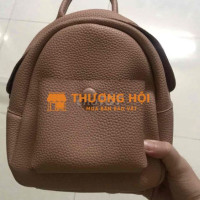 Thanh lý Balo mini màu hồng bằng da