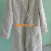 Áo khoác lông cao cấp dang dài
