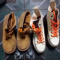 Dư pass rẻ hàng tồn giày cao cổ Hàn quốc sz240~37
