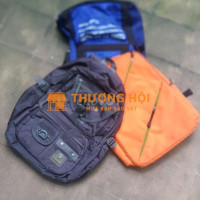 3 Túi Balo Cũ Màu Xám, Cam, Xanh Biển Cho Nam Nữ
