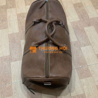 Túi du lịch da màu nâu