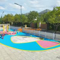 Lắp đặt sàn cao su epdm cho sân chơi trẻ em