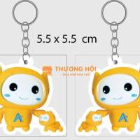 Móc khóa cắt máy tạo hình logo theo yêu cầu