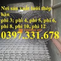 Sản xuất lưới thép; Lưới thép phi 8 A50x100mm; Lưới thép hàn