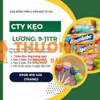 CTY KẸO TUYỂN VẬN HÀNH MÁY TẠI KCN SÓNG THẦN 2