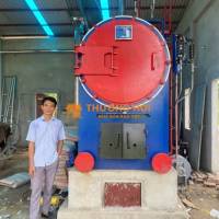 Nồi hơi công nghiệp nhiên liệu đốt bằng than củi công suất 1.5 tấn hơi/h. Hotline: 0986.192989 Mr Hưng (TPKD)