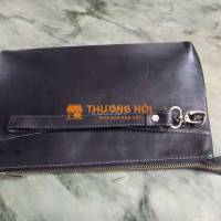Túi cầm tay nam da bò nguyên miếng