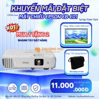 Máy chiếu Epson EB-E01 - Mua 1 được 3 tại HCM
