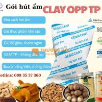 Gói hút ẩm an toàn dùng cho thực phẩm Tết, hút ẩm Clay OPP