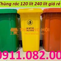 Cung cấp thùng rác phân loại giá rẻ tại cần thơ- thùng rác 240l- lh 0911082000