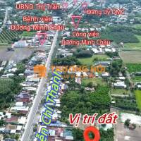 ĐẤT MẶT TIỀN NHỰA – 1 SẸC NGUYỄN CHÍ THANH, NGAY TT DƯƠNG MINH CHÂU 3xxtr