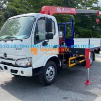 Bán Hino 3.4 tấn cẩu Unic 290 thùng dài 3.8m