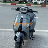 Vespa đen nhám bình mới thay bao khoẻ, xe đời cao